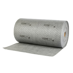 Clean Tek Professional Gray Universal Sorbent Roll - Medium Weight, Perforated - 150' x 30