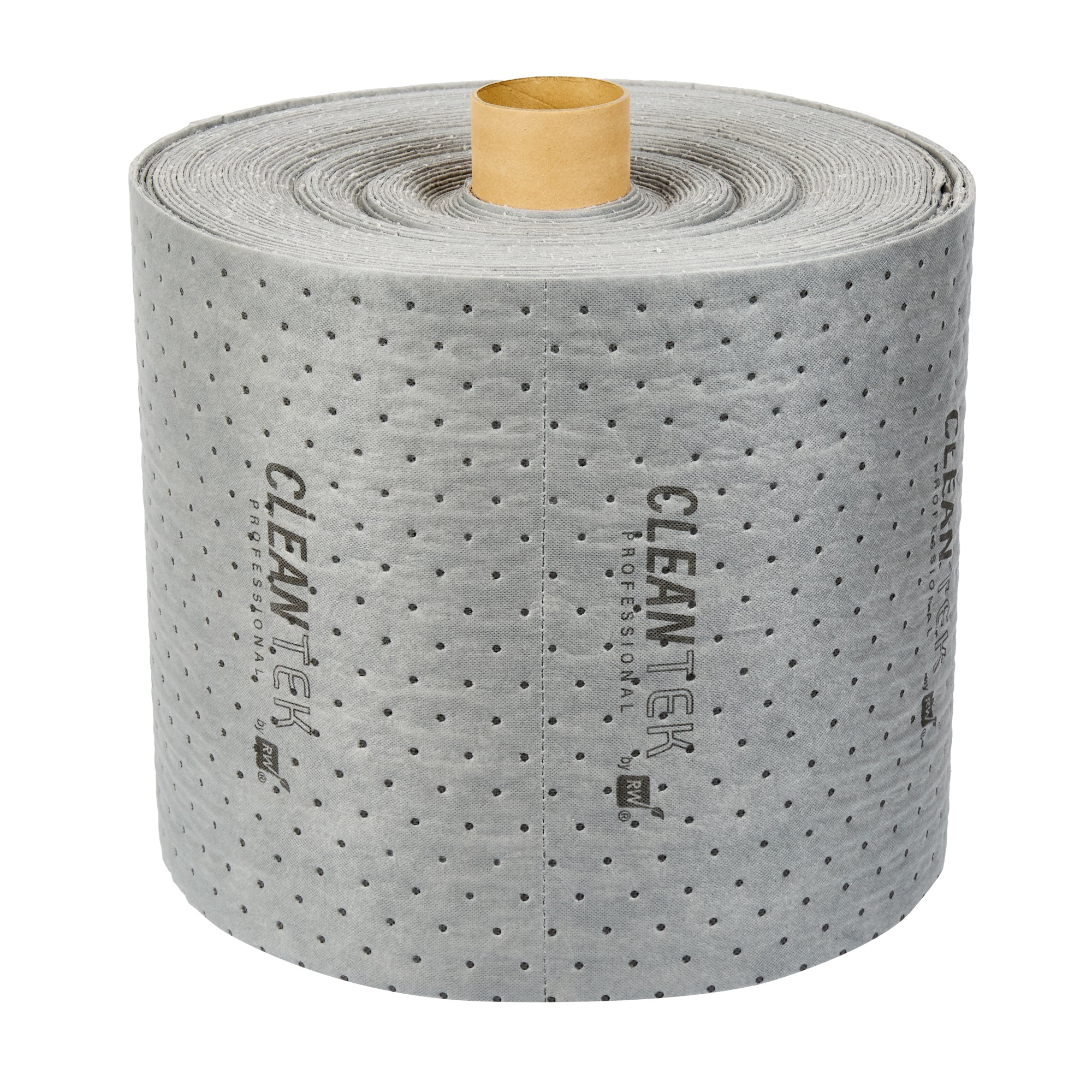 Clean Tek Professional Gray Universal Sorbent Roll - Heavy Weight, Perforated - 150' x 15" - 1 count box