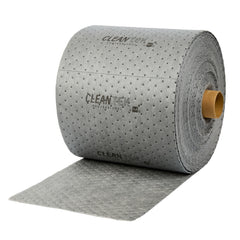 Clean Tek Professional Gray Universal Sorbent Roll - Heavy Weight, Perforated - 150' x 15