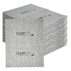 Clean Tek Professional Gray Universal Sorbent Pad - Extra Duty, Perforated - 15