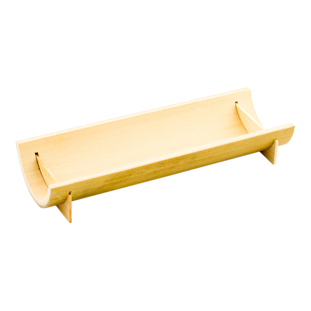 Rectangle Natural Bamboo Large Canoe - 6" x 2 1/4" x 1" - 100 count box