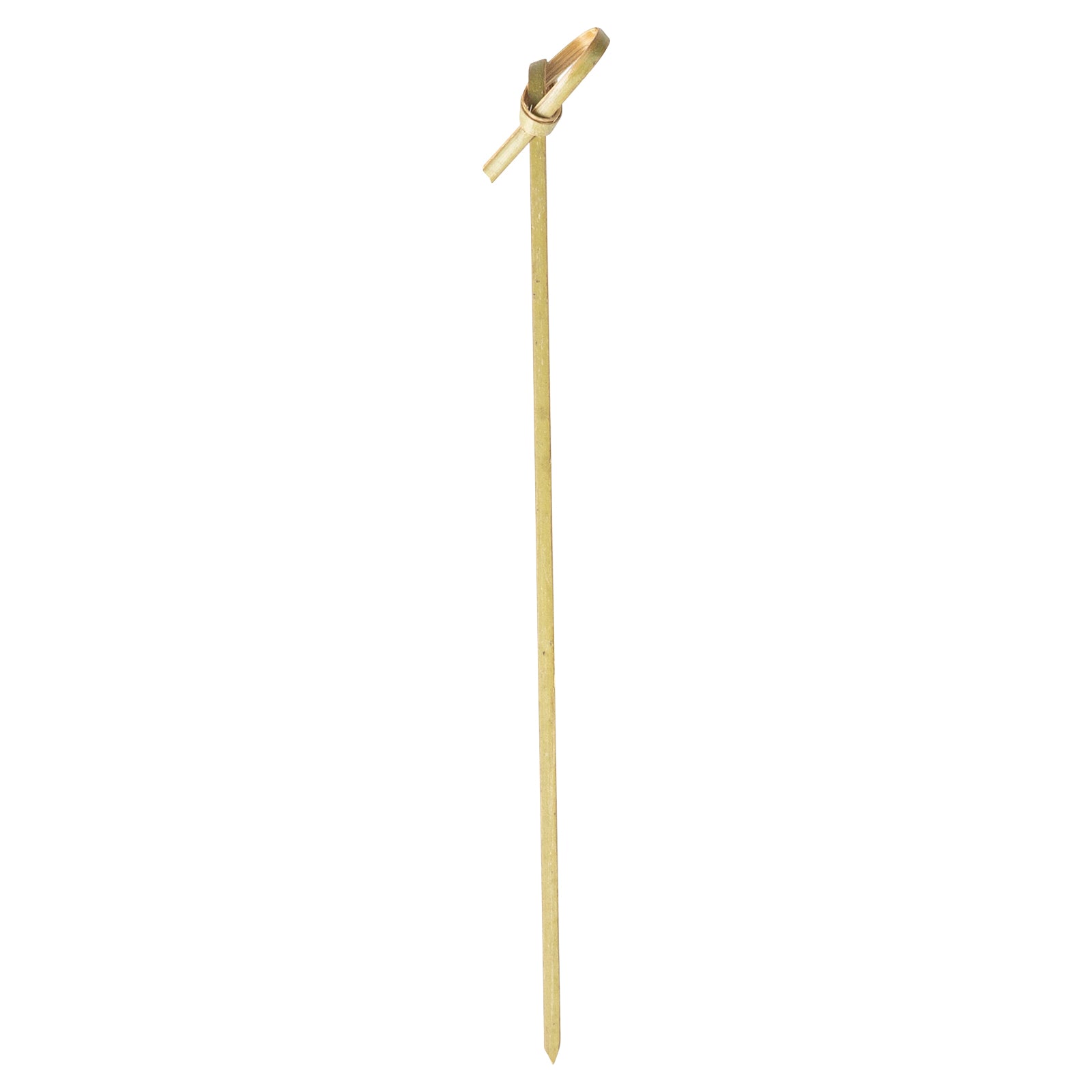 Natural Bamboo Knotted Skewer - 6" x 1/2" - 1000 count box