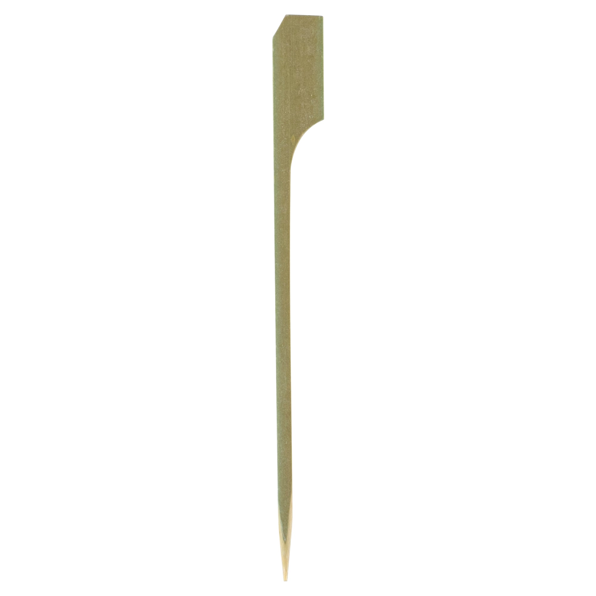 Natural Bamboo Paddle Skewer - 4" - 1000 count box