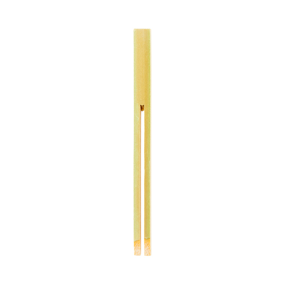 Natural Bamboo Double Prong Pick - 4" - 1000 count box