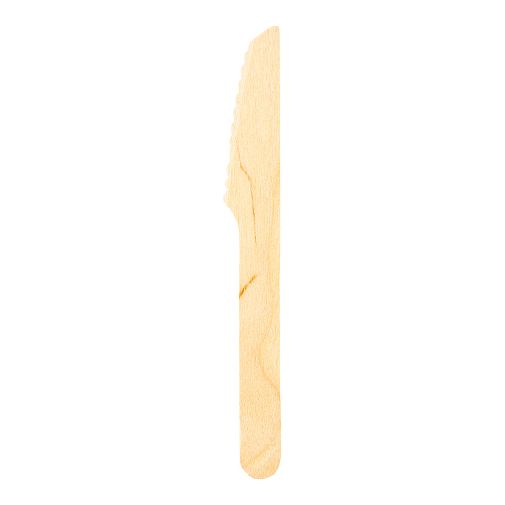 Natural Wood Knife - 5 1/2" x 3/4" - 500 count box