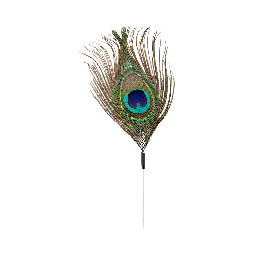 Natural Bamboo Peacock Eye Skewer - 6" - 500 count box