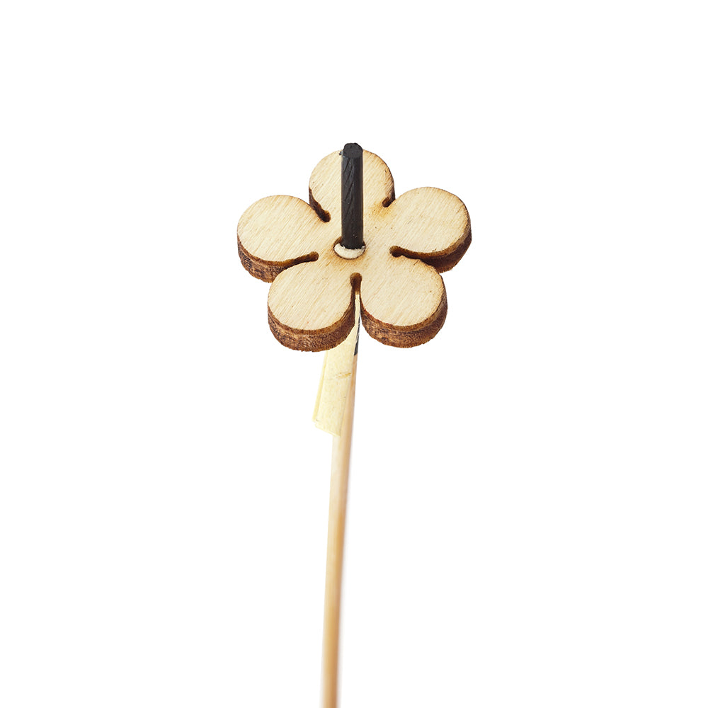 Bamboo Flower Top Skewer - 6" x 3/4" x 3/4" - 500 count box