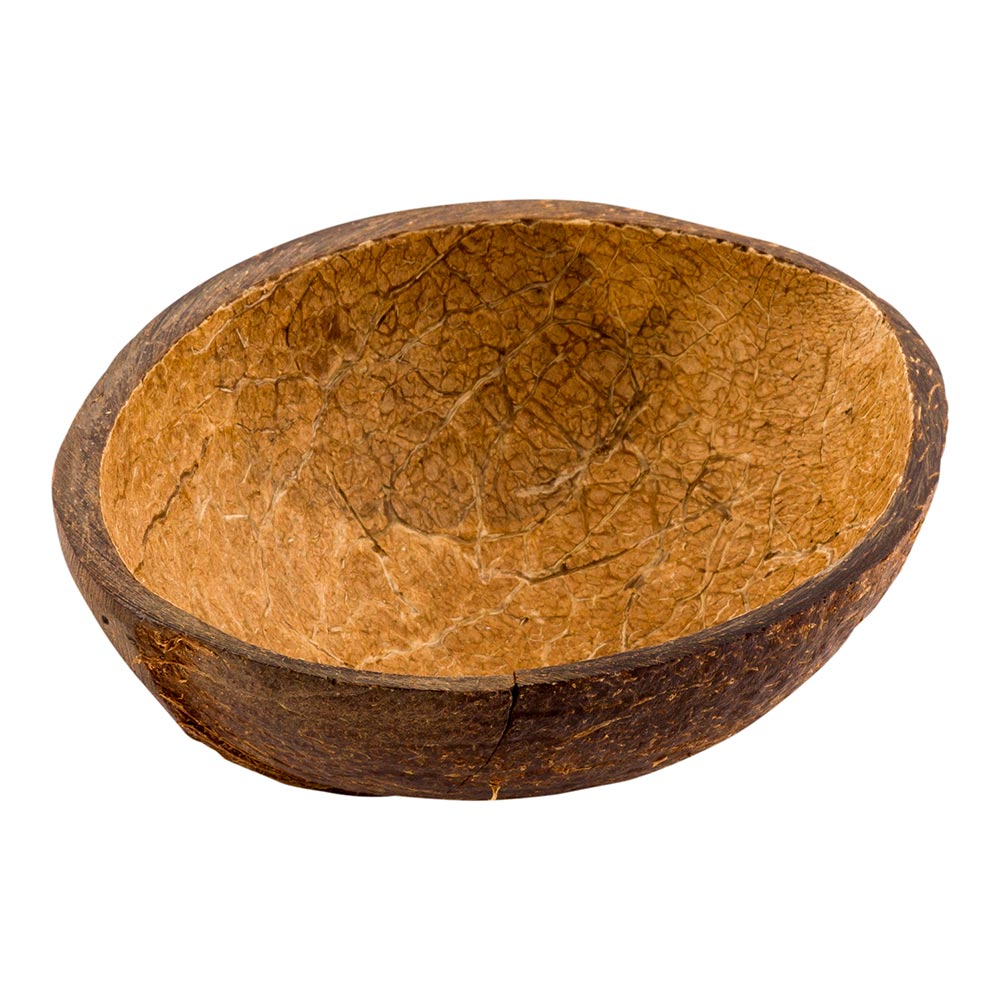 Indo Natural Coconut Shell Bowl - 10 count box