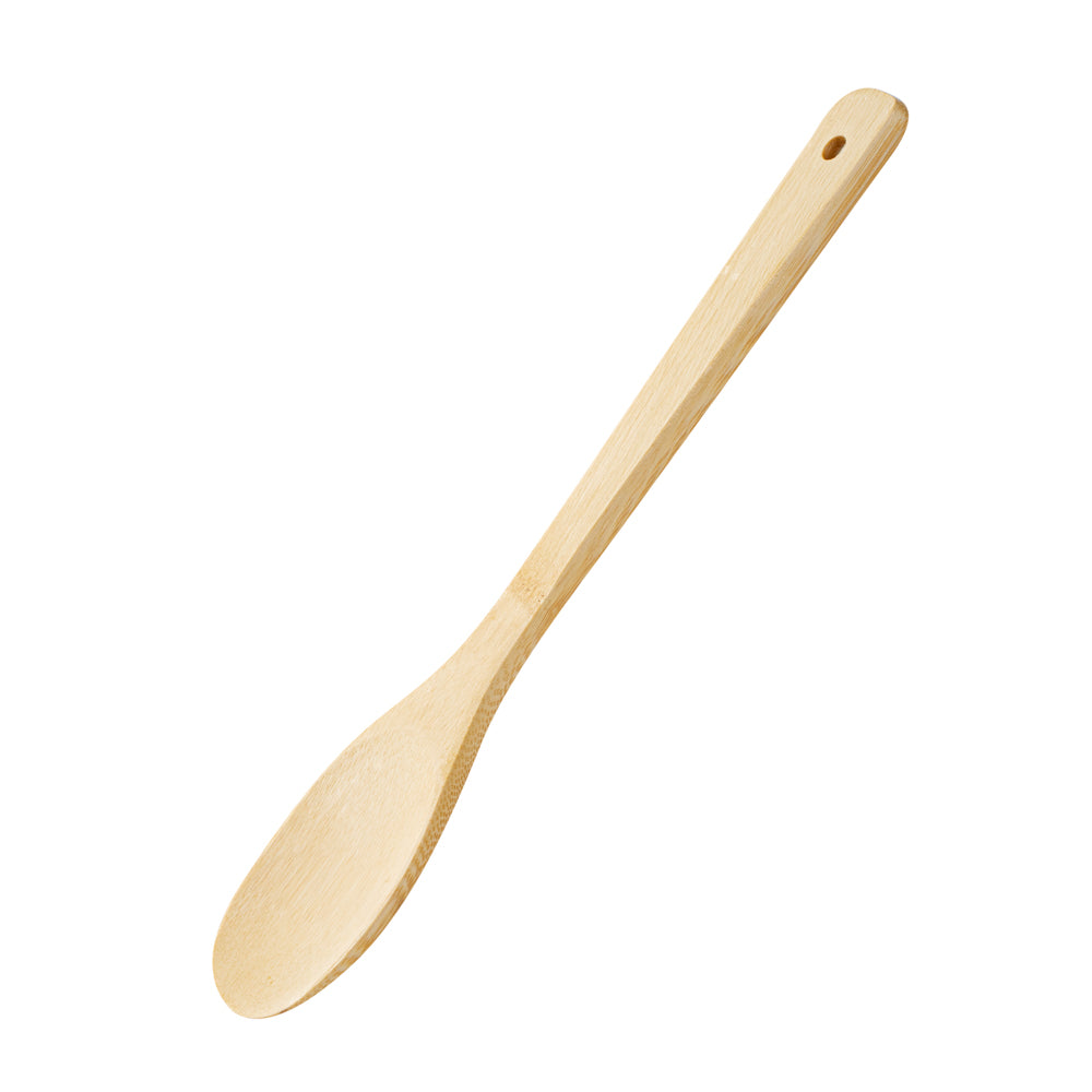 Natural Bamboo Serving Spoon - 12" x 1" - 1 count box