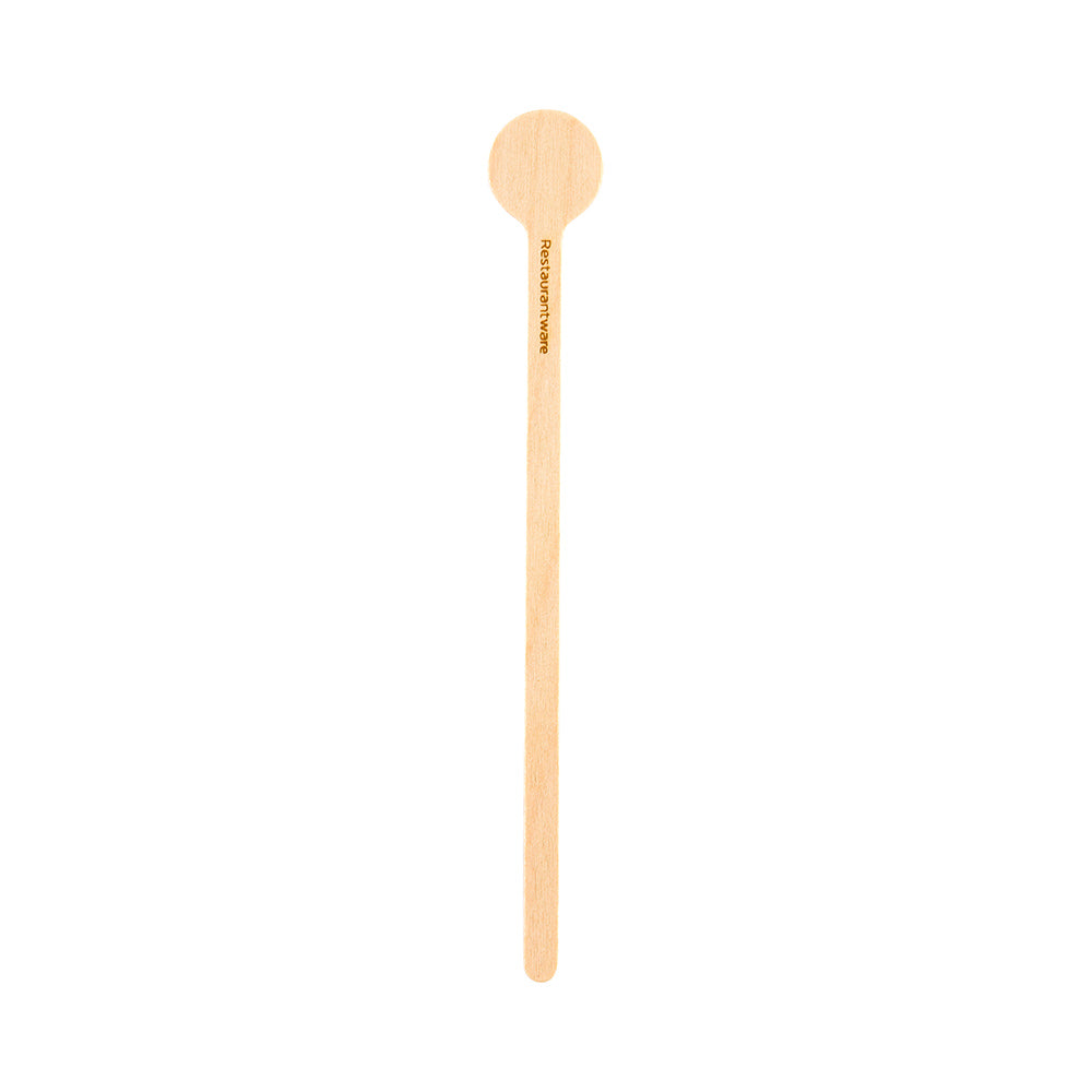 Natural Wood Coffee Stirrer - 6" - 1000 count box