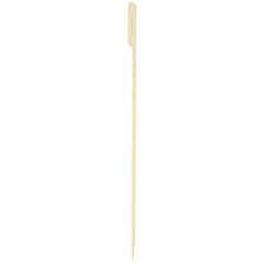 Natural Shaved Bamboo Paddle Skewer - 11 1/2