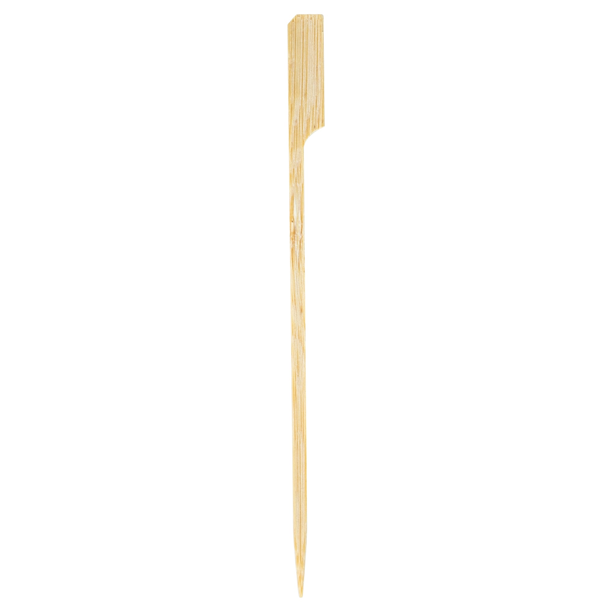 Natural Shaved Bamboo Paddle Skewer - 6" - 1000 count box