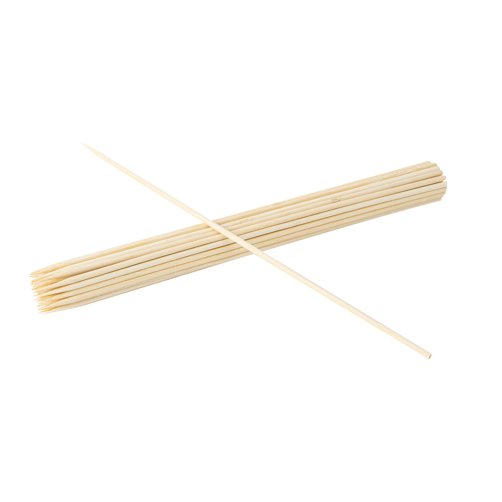 Robata Sturdy Natural Bamboo Grilling Skewer - Heavy Duty - 12" - 1000 count box