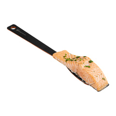 Nature Tek Black Wood Angled Spatula - 13