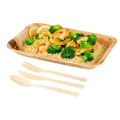 Bambuddha Natural Bamboo Disposable Cutlery Set - 7