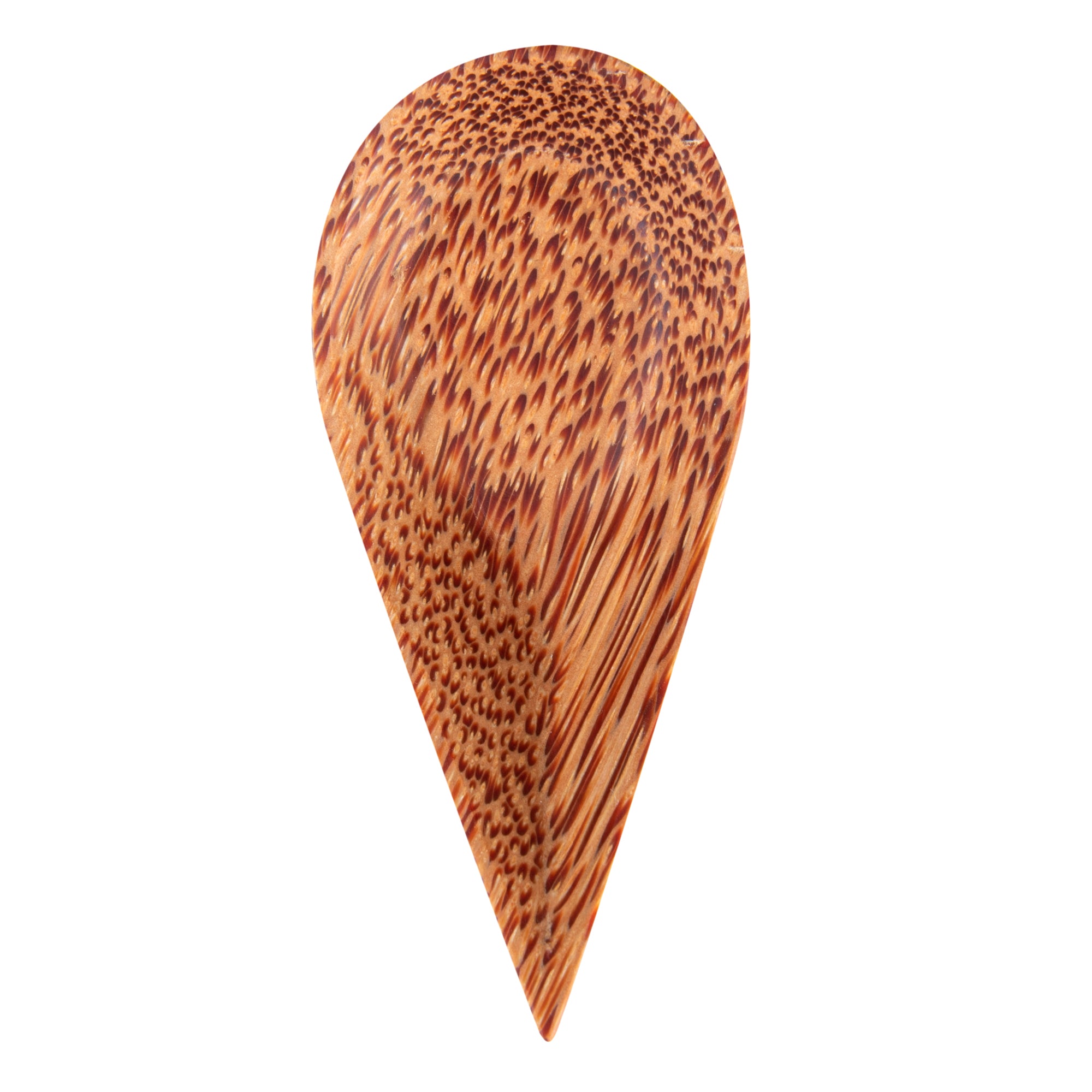 Coco Casa Natural Handmade Teardrop Coconut Spoon - 3 1/4" x 1 1/2" - 40 count box