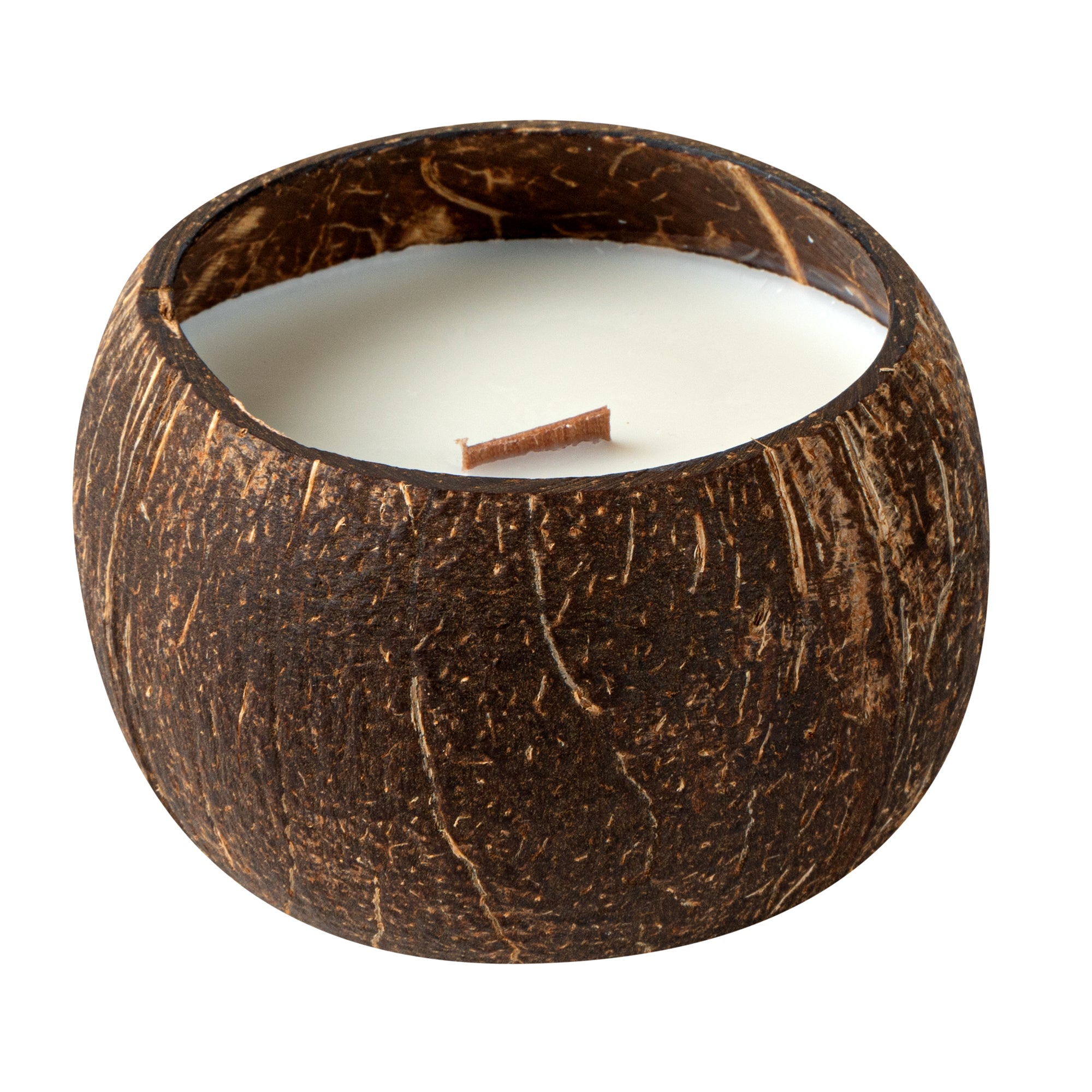 Coco Casa Handmade Coconut Shell Candle - Spring Hydrangea - 4" x 4" x 2 3/4" - 10 count box