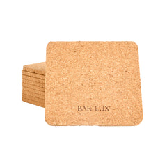 Bar Lux Square Cork Coaster - 3 1/2