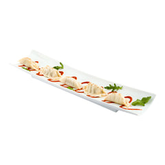 Shinto Rectangle White Porcelain Plate - 17