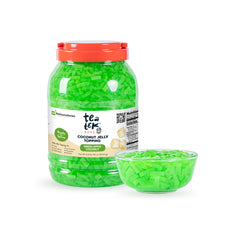 Tea Tek 8.8 lb Jelly Topping - Green Apple Coconut - 4 count box