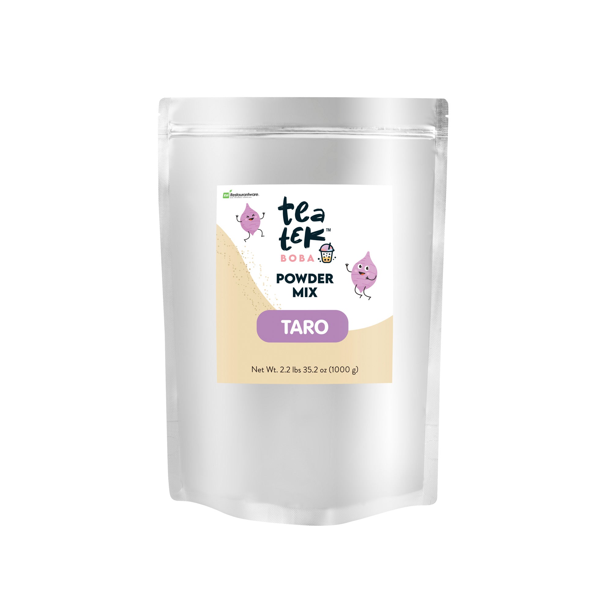 Tea Tek 35.2 oz Powder Mix - Taro - 10 count box