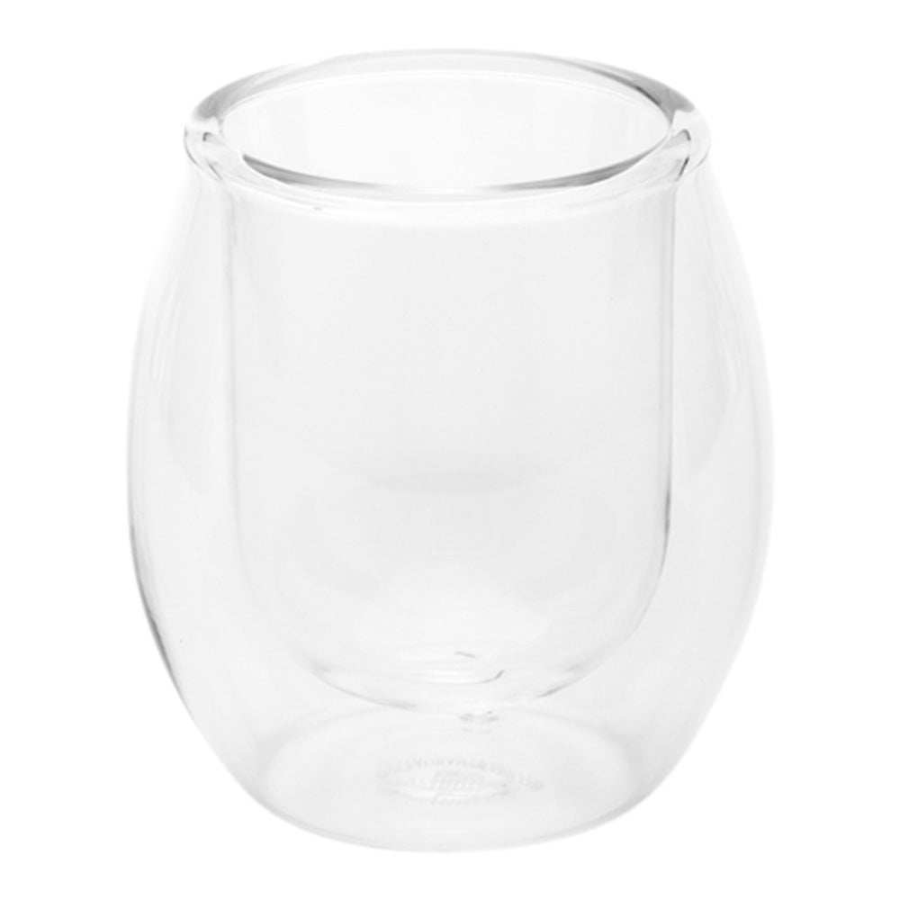 Forma 3 oz Round Appetizer Shot Glass - Double Wall - 2 1/2" x 2 1/2" x 2 3/4" - 10 count box