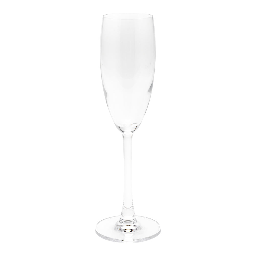 Voglia Nude 6 oz Glass Champagne Flute - Crystal - 2" x 2" x 9" - 12 count box