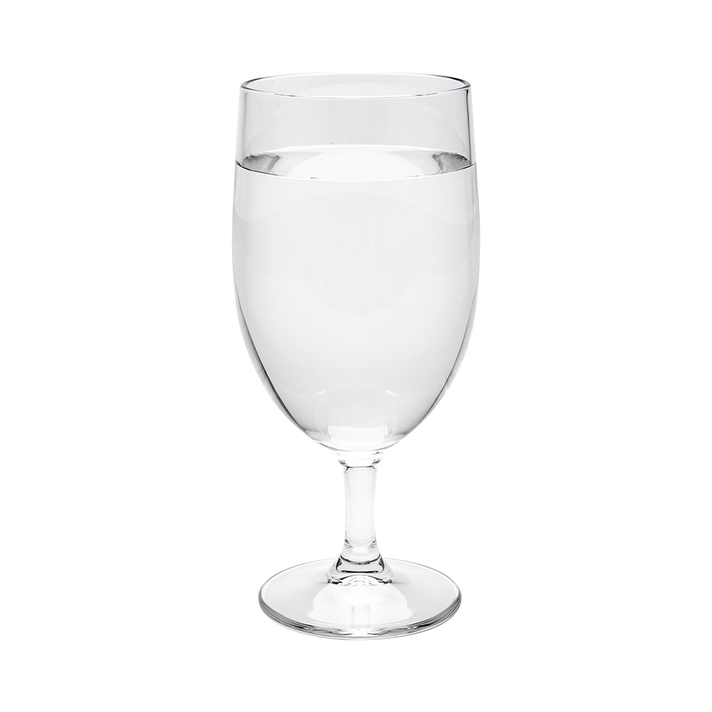 Cascata 14 oz Water Goblet Glass - 3" x 3" x 7" - 12 count box