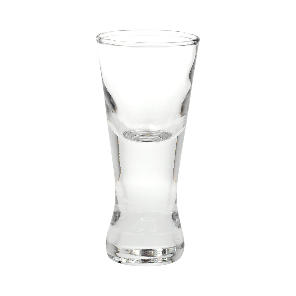 2 oz Concave Dessert Shot Glass - 1 3/4" x 1 3/4" x 4 1/4" - 60 count box