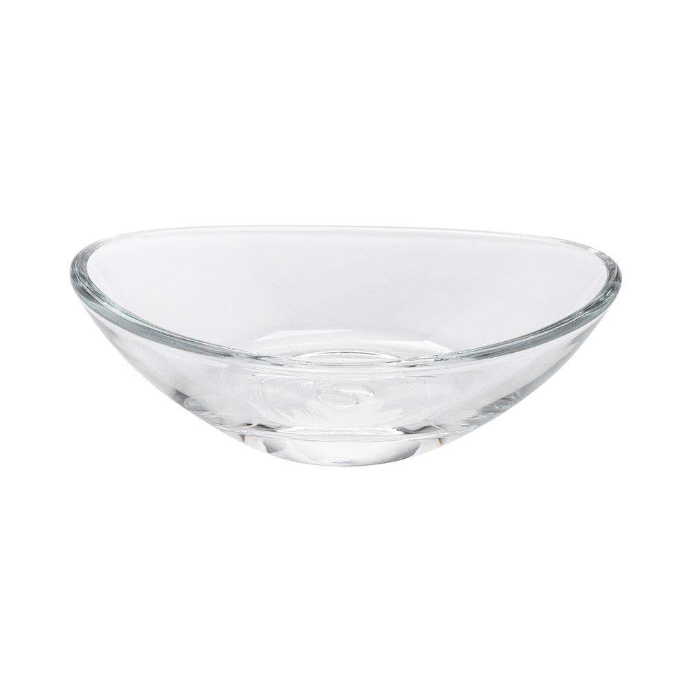 2 oz Glass Ellipse Mini Tasting Bowl - 3 3/4" x 2 1/4" x 1" - 60 count box