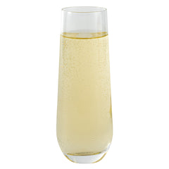 Vetri 10 oz Stemless Flute Glass - 1 3/4