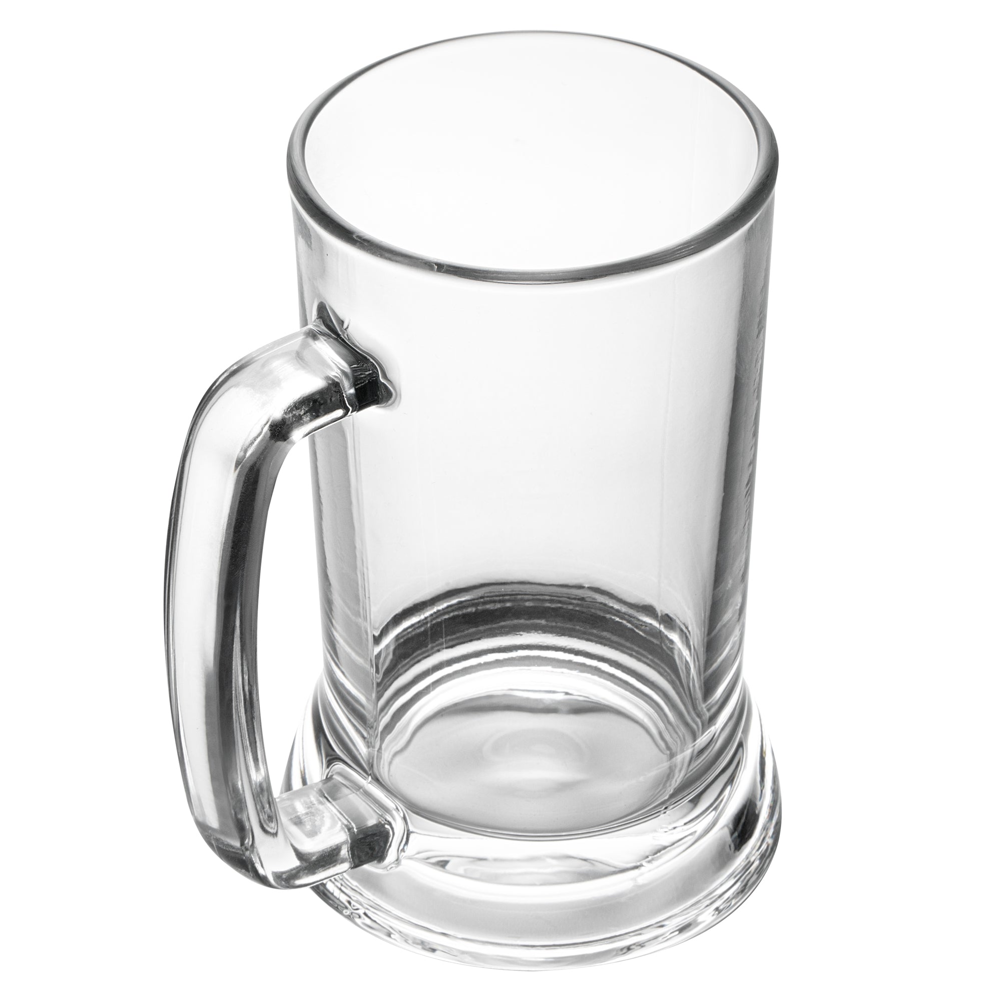 Vetri 16 oz Beer Mug Glass - 3 1/4" x 3 1/4" x 5 3/4" - 24 count box