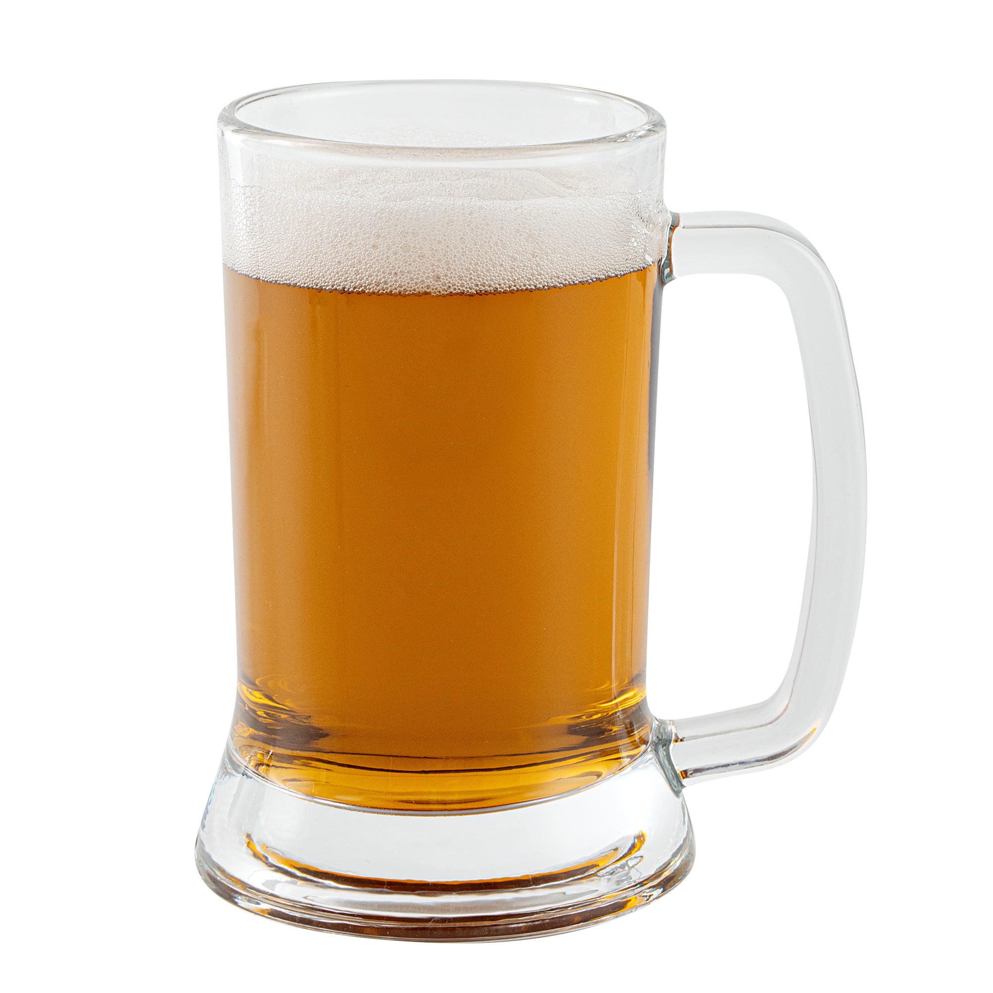 Vetri 16 oz Beer Mug Glass - 3 1/4" x 3 1/4" x 5 3/4" - 24 count box