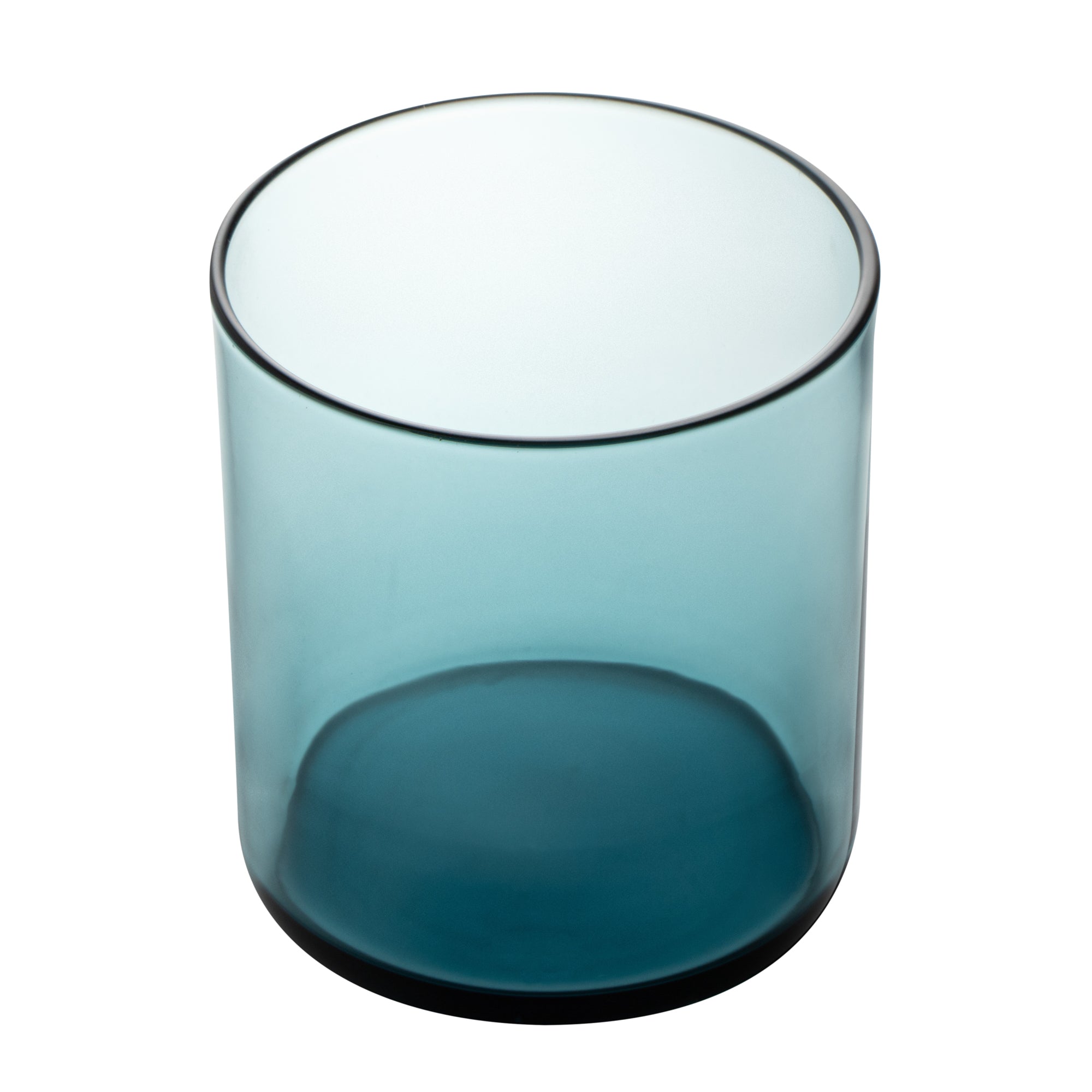 Vetri 10 oz Blue Rocks / Old Fashioned Glass - 3 1/4" x 3 1/4" x 3 1/2" - 24 count box