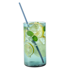 Vetri 16 oz Blue Beverage Glass - 3