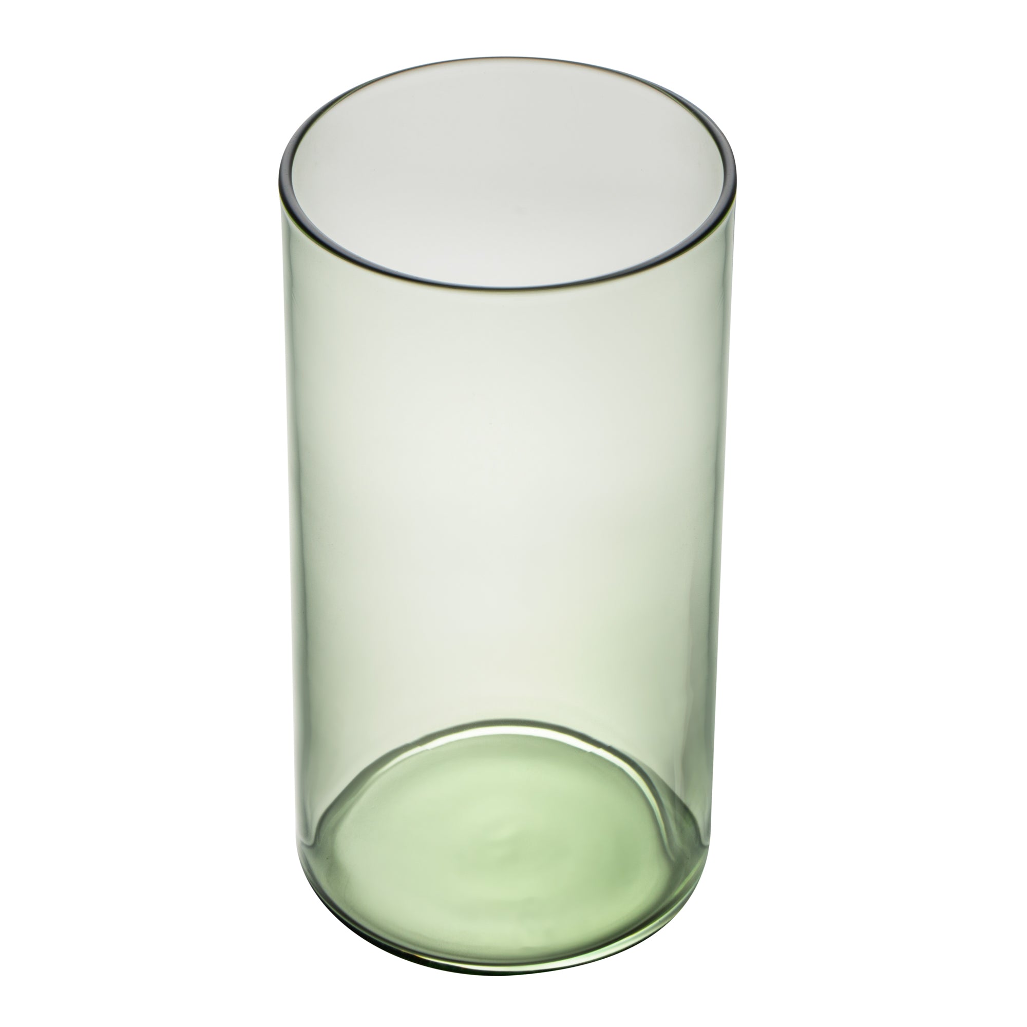 Vetri 16 oz Green Beverage Glass - 3" x 3" x 5 1/2" - 24 count box