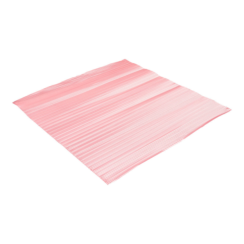 Foil Lux Pink Aluminum Wrap and Basket Liner - Ripple - 12" x 12" - 500 count box