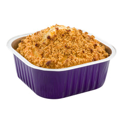 10 oz Square Purple Aluminum Baking Cup - Lids Available - 4 1/4