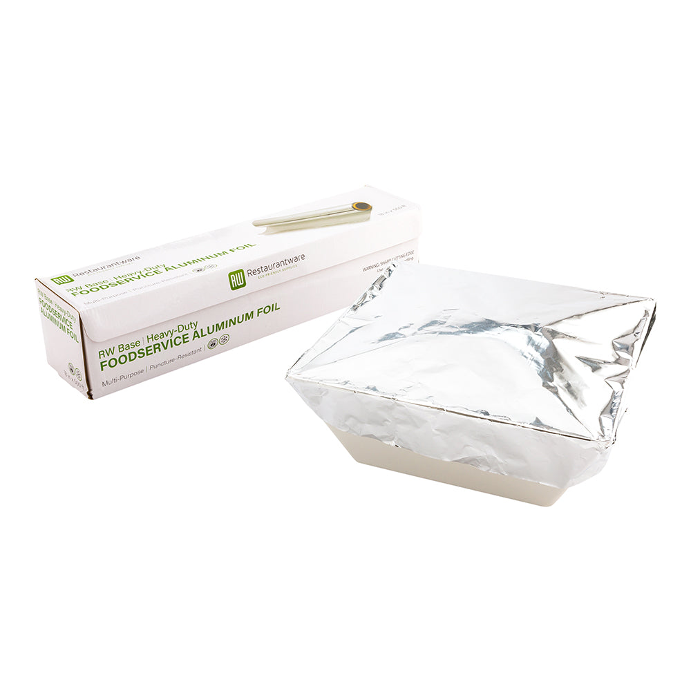 RW Base Foodservice Heavy-Duty Aluminum Foil Roll - 18" x 500' - 1 count box