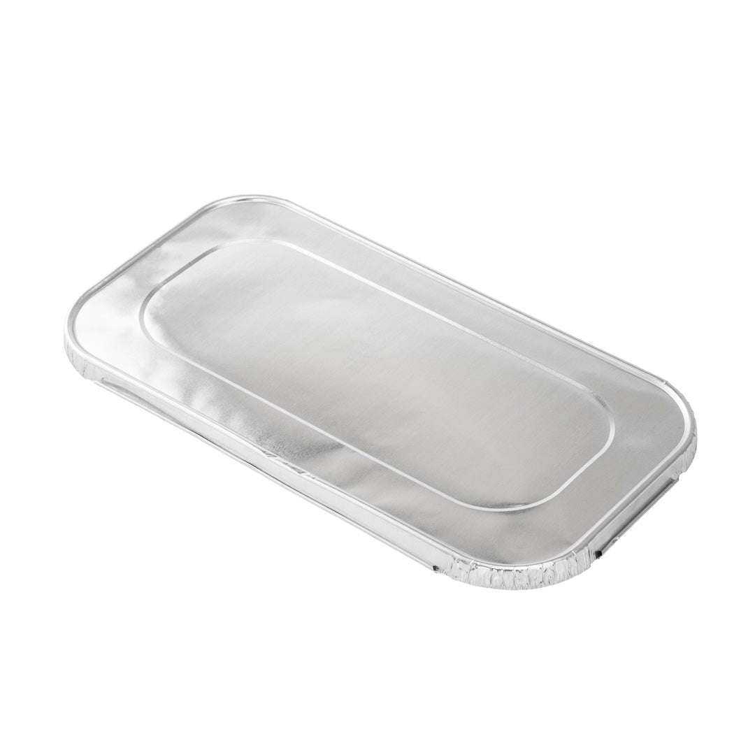 Foil Lux Aluminum Steam Table Pan Lid - Fits 1/3 Size / Loaf - 25 count box