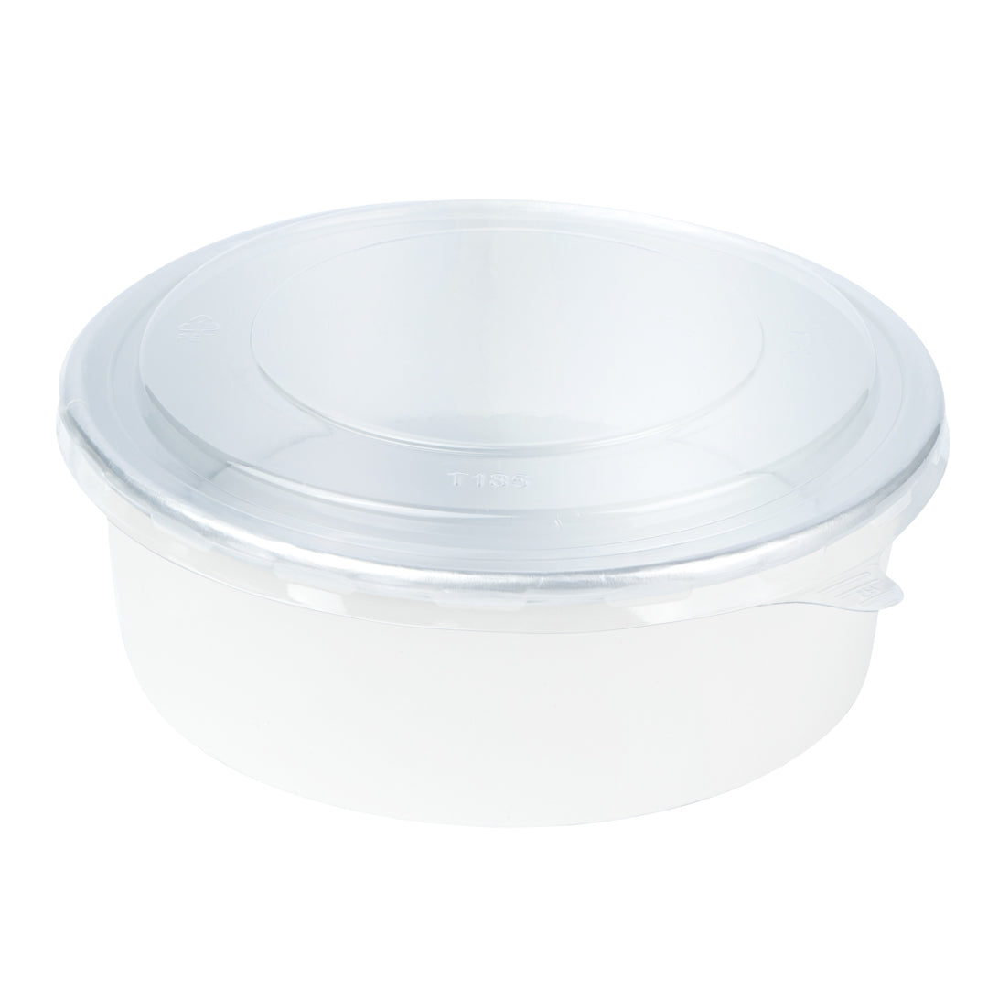 Foil Lux Clear Plastic Take Out Container Lid - Fits 45 oz - 200 count box