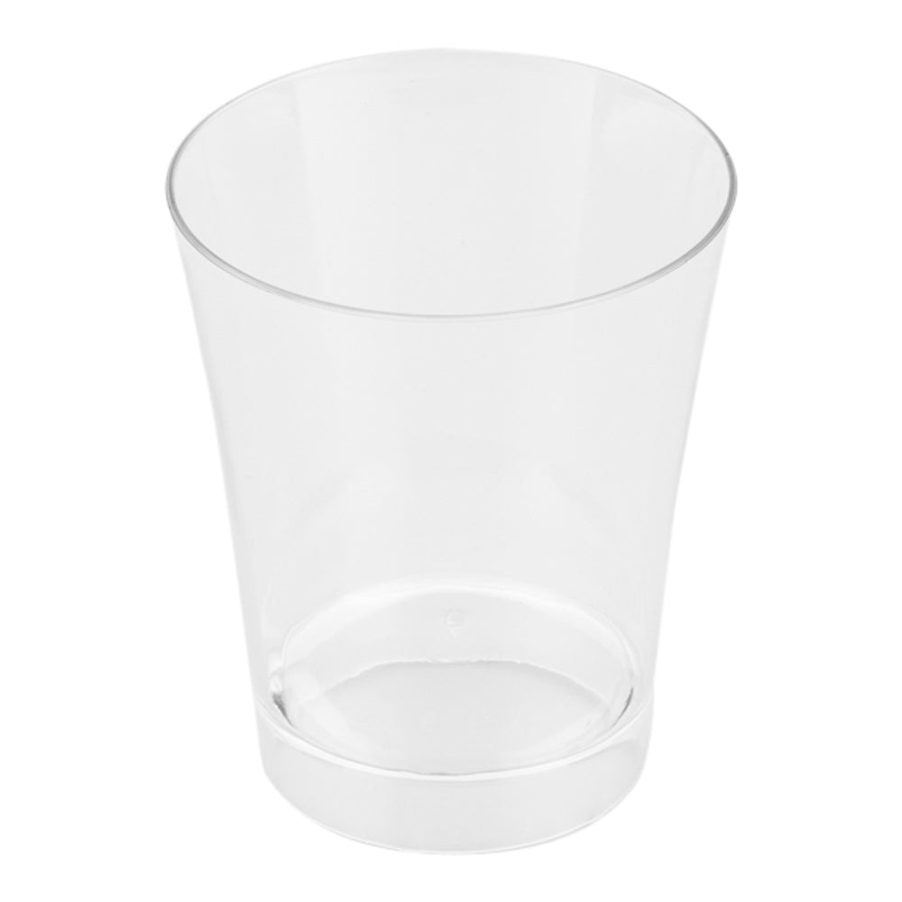 3 oz Round Clear Plastic Mini Parfait Glass - 2" x 2" x 2 1/2" - 100 count box