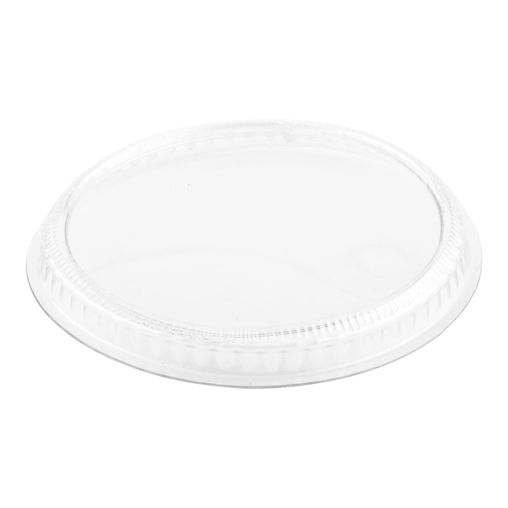 Round Clear Plastic Lid - Fits Bodega / Parfait / Cylindro Cup - 100 count box