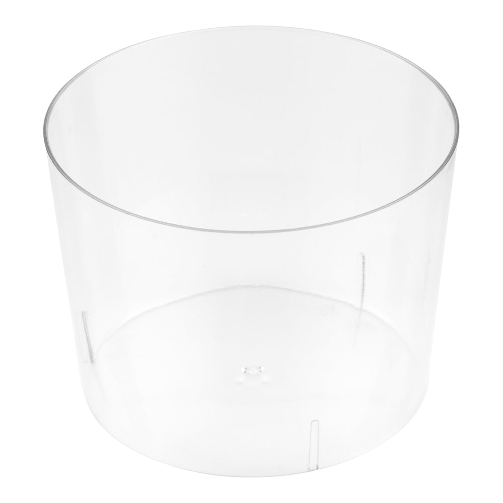 6 oz Round Clear Plastic Cylindro Cup - 2 1/4" x 2 1/4" x 3" - 100 count box