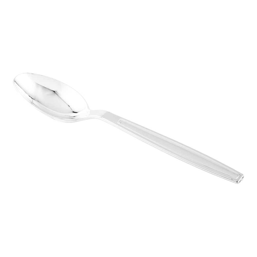 Silver Plastic Argento Spoon - 7" - 250 count box