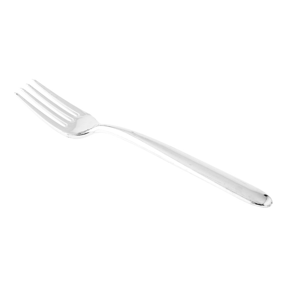 Silver Plastic Moderna Fork - 7 1/4" - 250 count box