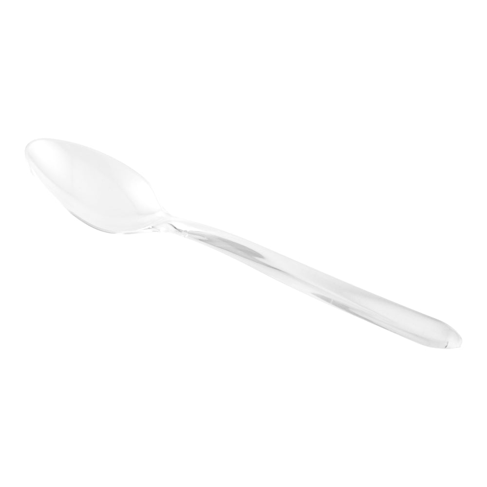 Clear Plastic Moderna Spoon - 7 1/4" - 250 count box