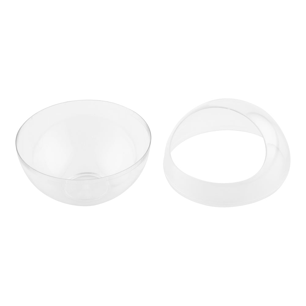 3 oz Round Clear Plastic Balloon Bowl - 2 1/2" x 2 1/2" x 2 1/2" - 100 count box