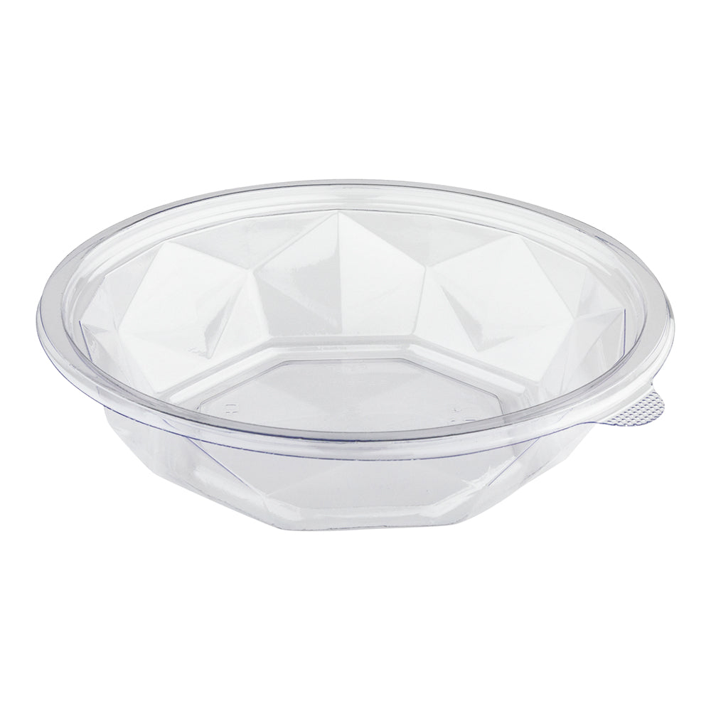 Basic Nature 12 oz Round Clear PLA Plastic To Go Bowl - Compostable - 6" x 6" x 1 1/2" - 500 count box