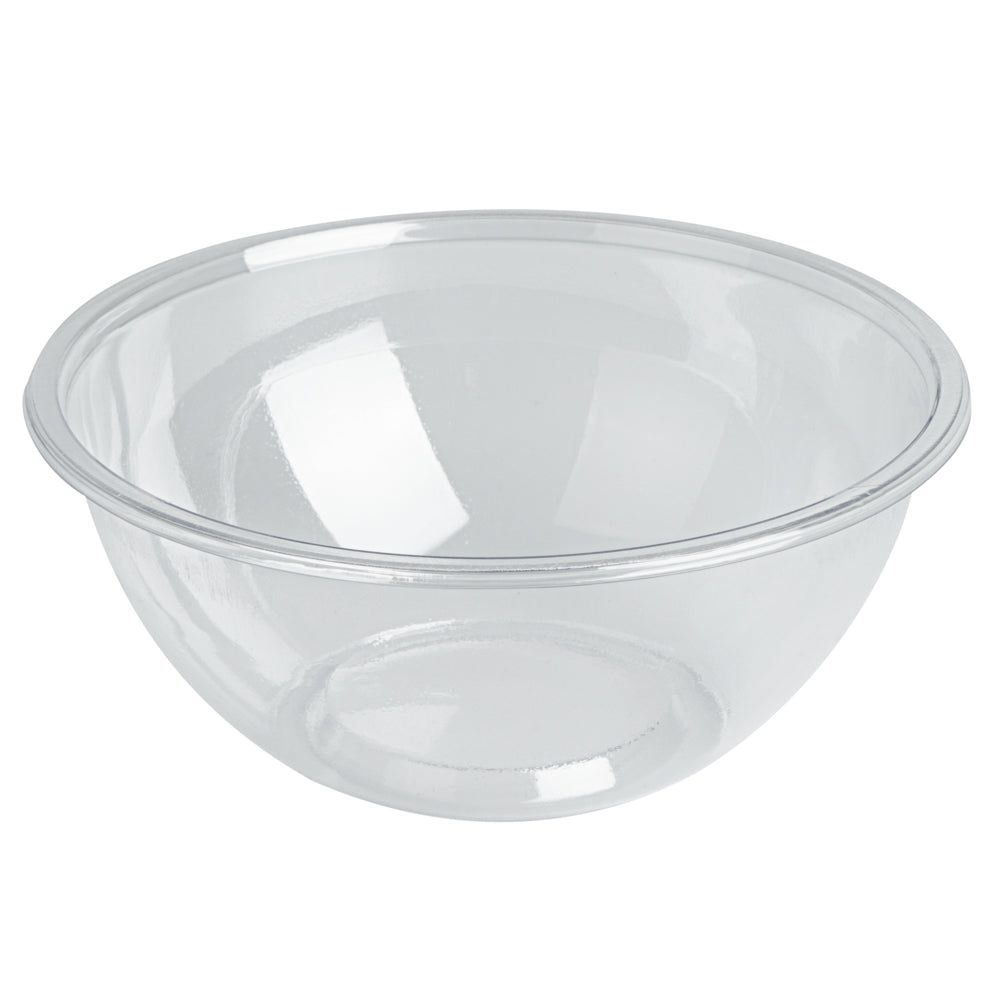 7 oz Round Clear Plastic Salad Bowl - 5" x 5" x 1 3/4" - 200 count box